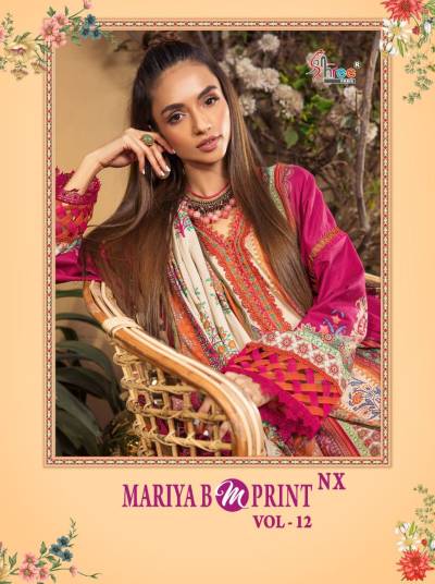 MariaB M Print Vol 12 Nx By Shree Fab Fancy Cotton Pakistani Salwar Kameez Collection 